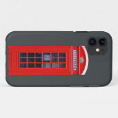 Nostalgique Pay Phone box coque Royaume-Uni (Dos (Horizontal))