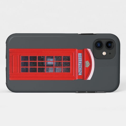 Nostalgique Pay Phone box coque Royaume-Uni (Dos (Horizontal))
