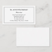 Nostalgique, traditionnel et Carte de visite Vinta (Devant / Derrière)