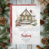 Nostalgique Vintage Gîte de Noël Carte