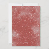 Nostalgique Vintage Gîte de Noël Carte (Dos)