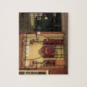 Nostalgisch gasstation legpuzzel (Verticaal)