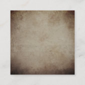 Nostalgisch Historisch overzicht  designluxe Vierkante Visitekaartje (Achterkant)