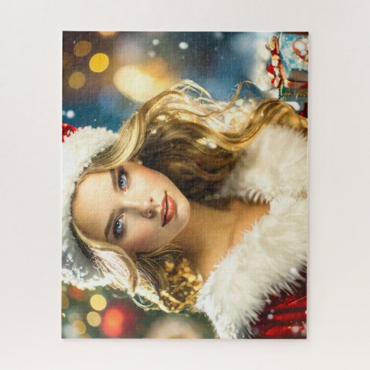 Nostalgisch kerstfeest legpuzzel (Verticaal)