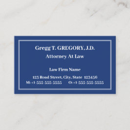 Nostalgisch Law Professional Visitekaartje
