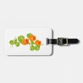 Nostalgisch nasturtium bagagelabel (Voorkant horizontaal)