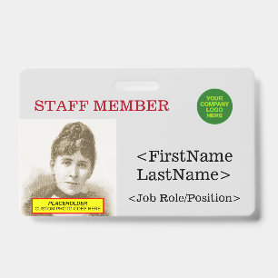 Nostalgisch personeelslid — Identificatiedag Badge