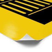 nostalgisch Poster van retro-luchtvaartmaatschappi Perfect Poster (Hoek)