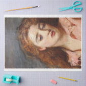 Nostalgisch Roodharig Meisje Tissue Papier (Craft)