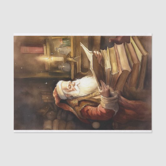 Nostalgisch Santa 5 Decoupage Papier (Voorkant)