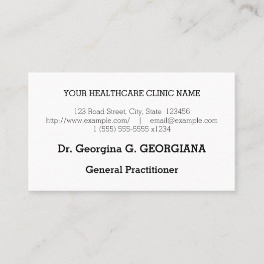 Nostalgisch, Traditioneel, en Visitekaartje (Voorkant)