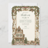 Nostalgisch vakantiehuis kaart (Voorkant)