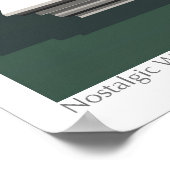 Nostalgisch venster poster (Hoek)