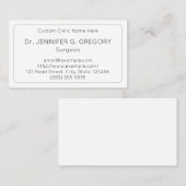 Nostalgisch Visitekaartje van de Specialistische G (Voorkant / Achterkant)