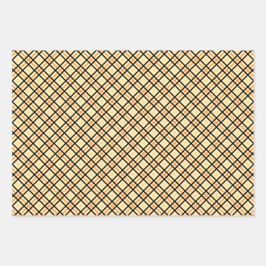 Nostalgische 70's Print in Retro Shades Inpakpapier Vel (Voorkant 2)