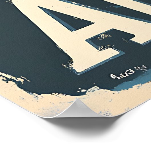 Nostalgische Alcatraz Reizen Poster (Hoek)