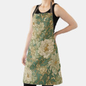 Nostalgische bloemen in  tinten schort (Insitu)