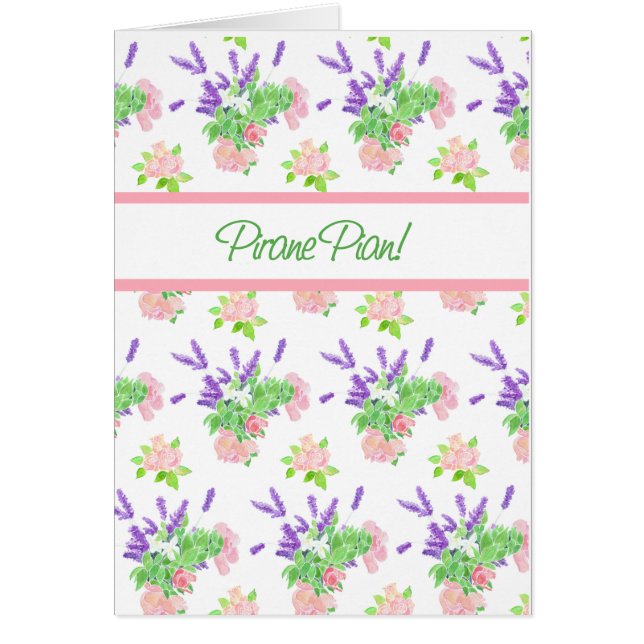 Nostalgische bloemenFinse groet krijgen goed (Voorkant)