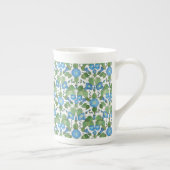 Nostalgische Blue Morning Glory Bone China Mok (Rechts)