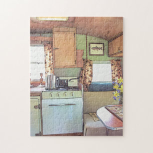 Nostalgische  Camper Travel Kitchen Legpuzzel