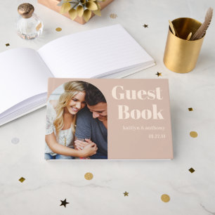 Nostalgische charme retro bruiloft gastenboek