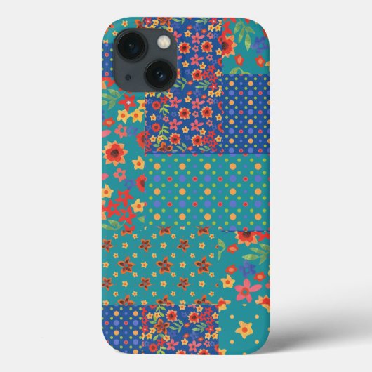 Nostalgische Faux Patchwork Samsung Galaxy Note Ho Case-Mate iPhone Case (Achterkant)