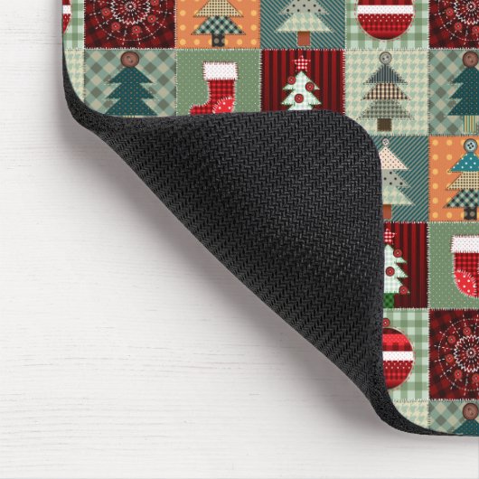 Nostalgische feestdag muismat (Hoek)