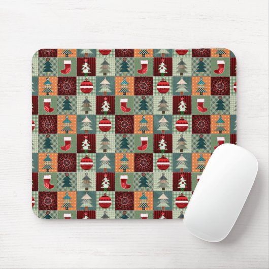 Nostalgische  feestdag muismat (Met muis)