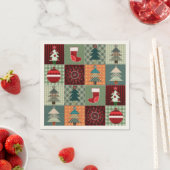 Nostalgische  feestdag servetten (Insitu)