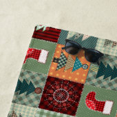 Nostalgische  feestdag strandlaken (In situ)