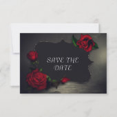 Nostalgische gotische liefde Verjaardag Save The Date (Voorkant)