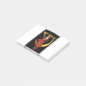 Nostalgische Halloween Good Witch en haar kat Post-it® Notes (Schuin)