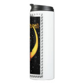 Nostalgische Halloween Good Witch en haar kat Thermosbeker (Geroteerd rechts)