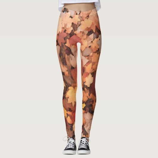 Nostalgische Herfst Foliage | Leggings (Voorkant)