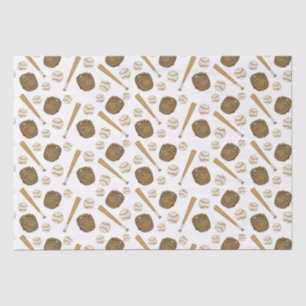 nostalgische honkbal-sport tissuepapier