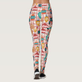 nostalgische kerst met funky retro groovy leggings (Achterkant)