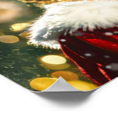 Nostalgische Kerstmis Poster (Hoek)