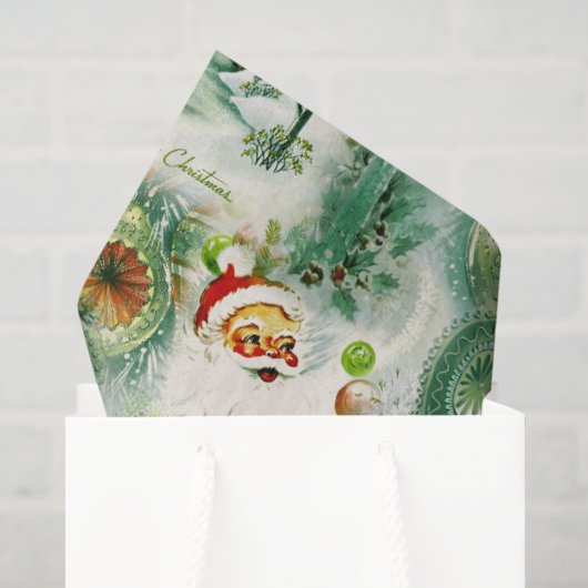 Nostalgische Kitschmas Tissuepapier (Cadeauzakje)