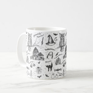 Nostalgische klassieke Halloween Print Coffee-Mok Koffiemok