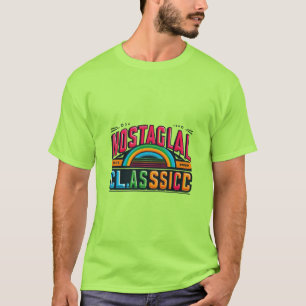 Nostalgische klassieker t-shirt