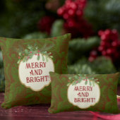 Nostalgische klassieker William Morris Red Holiday Kussen