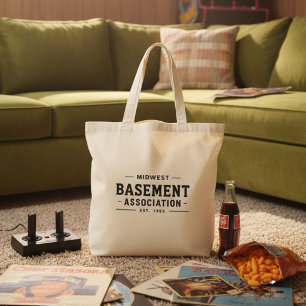 Nostalgische Midwest Retro Grappige Flashback Tote Bag