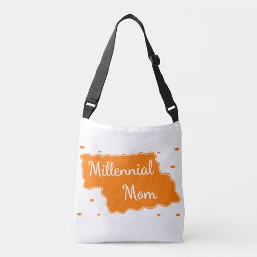 Nostalgische Millennial MaMa Crossbody Tas (Voorkant)