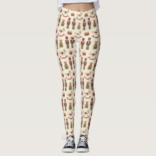 Nostalgische Notenkrakers Klassieke Speelgoedwinke Leggings