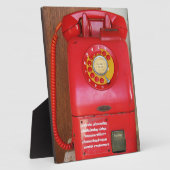 Nostalgische Oude Klassieke Telefoon van de Retro Fotoplaat (Zijkant)