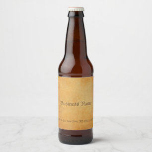 Nostalgische oude papier uitziende elegante drank  bier etiket