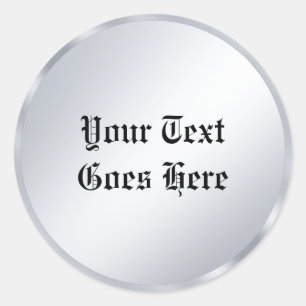 Nostalgische Oude Stijl Tekst Calligrafie Script Z Ronde Sticker