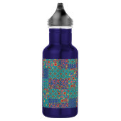 Nostalgische Prints Faux Patchwork Water Fles (Rechts)