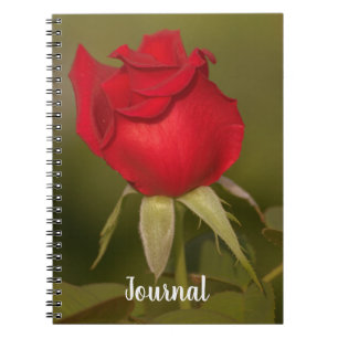 Nostalgische Red Rose Journal-Notitieboek Notitieboek