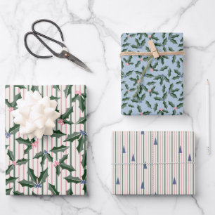 Nostalgische Retro vakantie Inpakpapier Vel